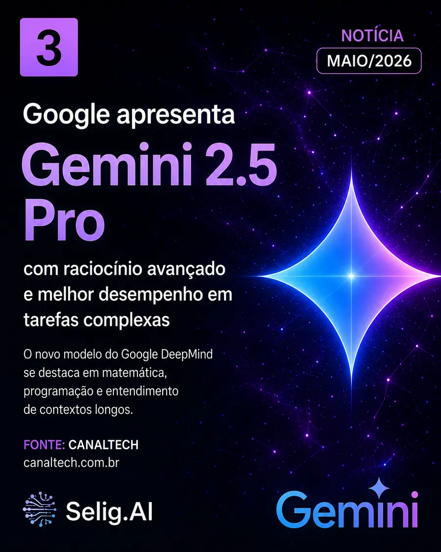 Google apresenta Gemini 2.5 Pro